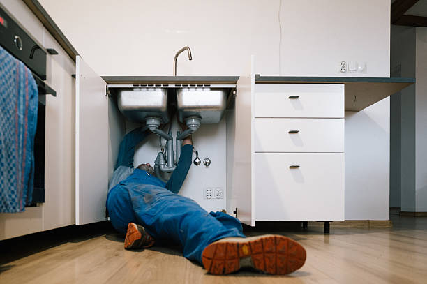 Professional Drain Cleaning technician working in Sellersville, PA